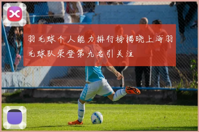 羽毛球个人能力排行榜揭晓上海羽毛球队荣登第九名引关注